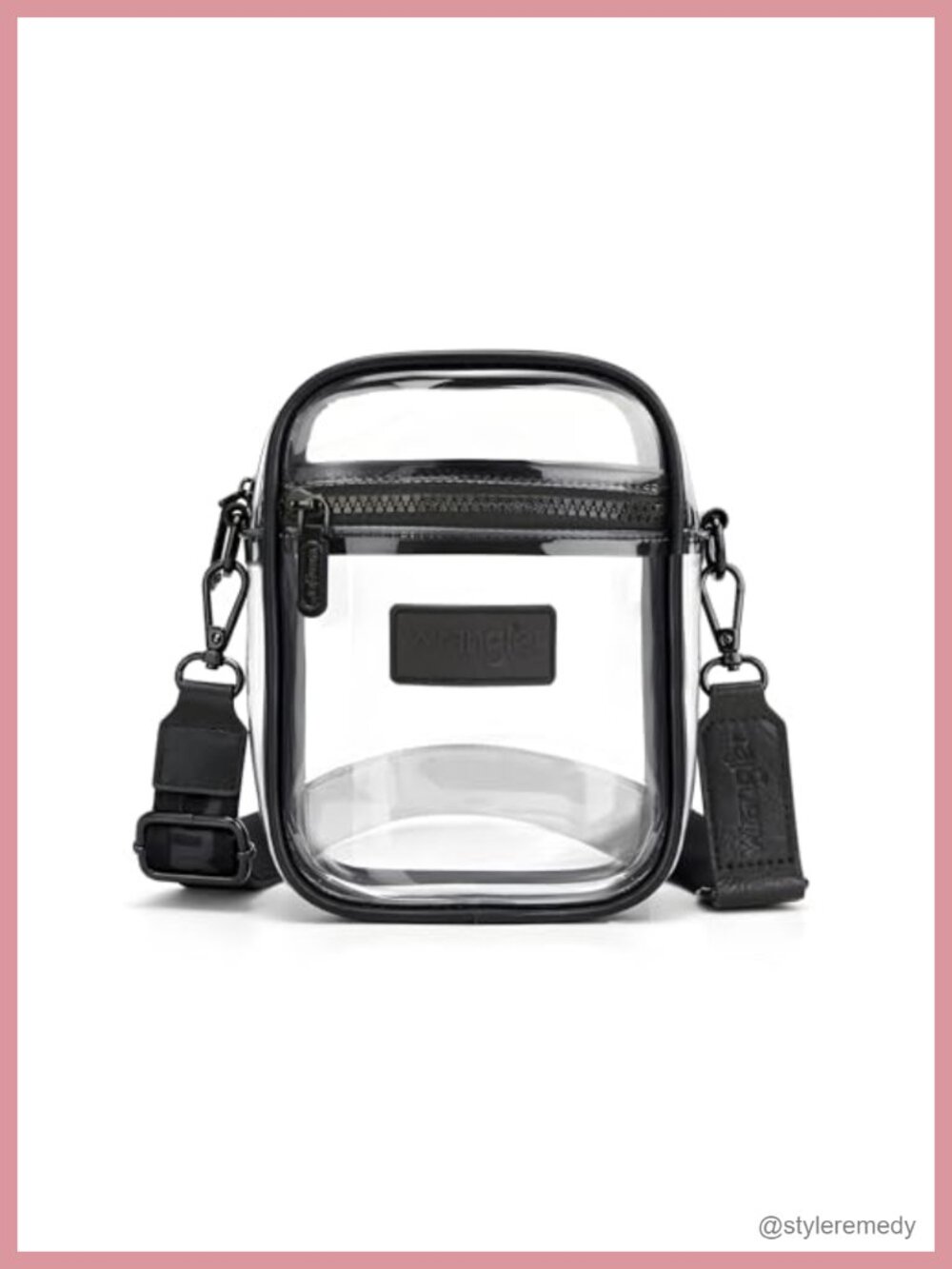 Stadium Approved Clear Crossbody Purse with Adjustable Strap for Concerts - Picture 1 of 6